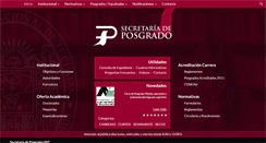 Desktop Screenshot of posgrado.unt.edu.ar
