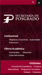 Mobile Screenshot of posgrado.unt.edu.ar