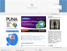 Tablet Screenshot of campusvirtual.unt.edu.ar