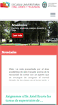 Mobile Screenshot of escueladecine.unt.edu.ar